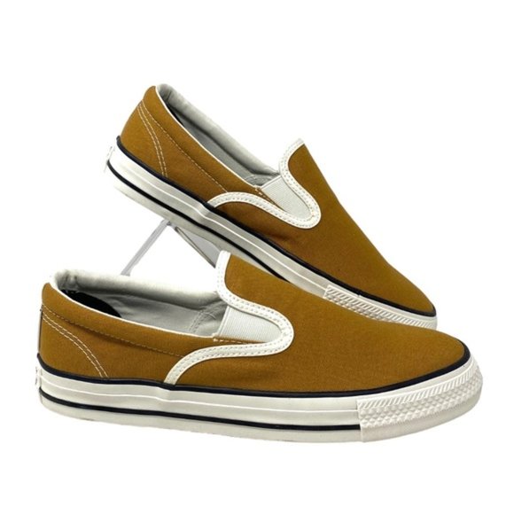Converse Shoes - Converse Ctas Slip On Low Light Brown Canvas Sneaker Women Custom 171852C-BRWTBK